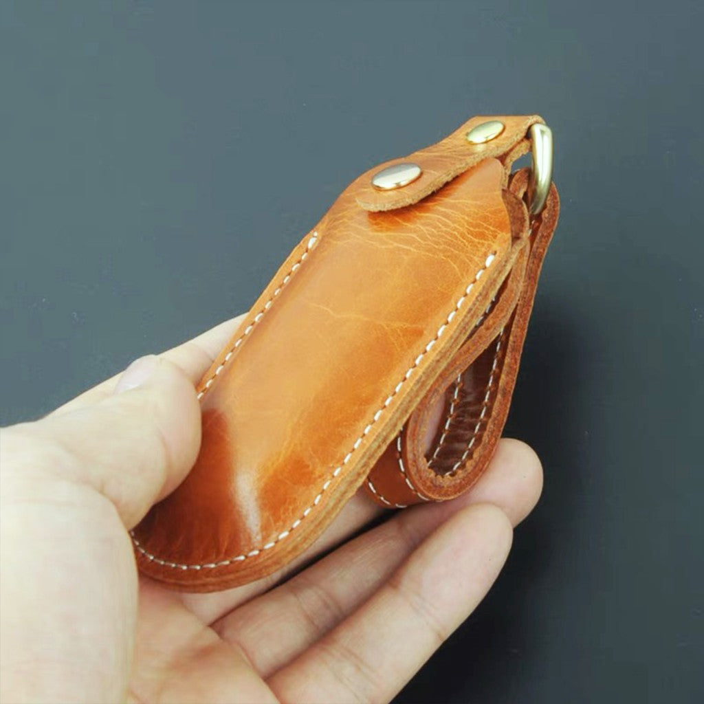 Custom leather knife sheath