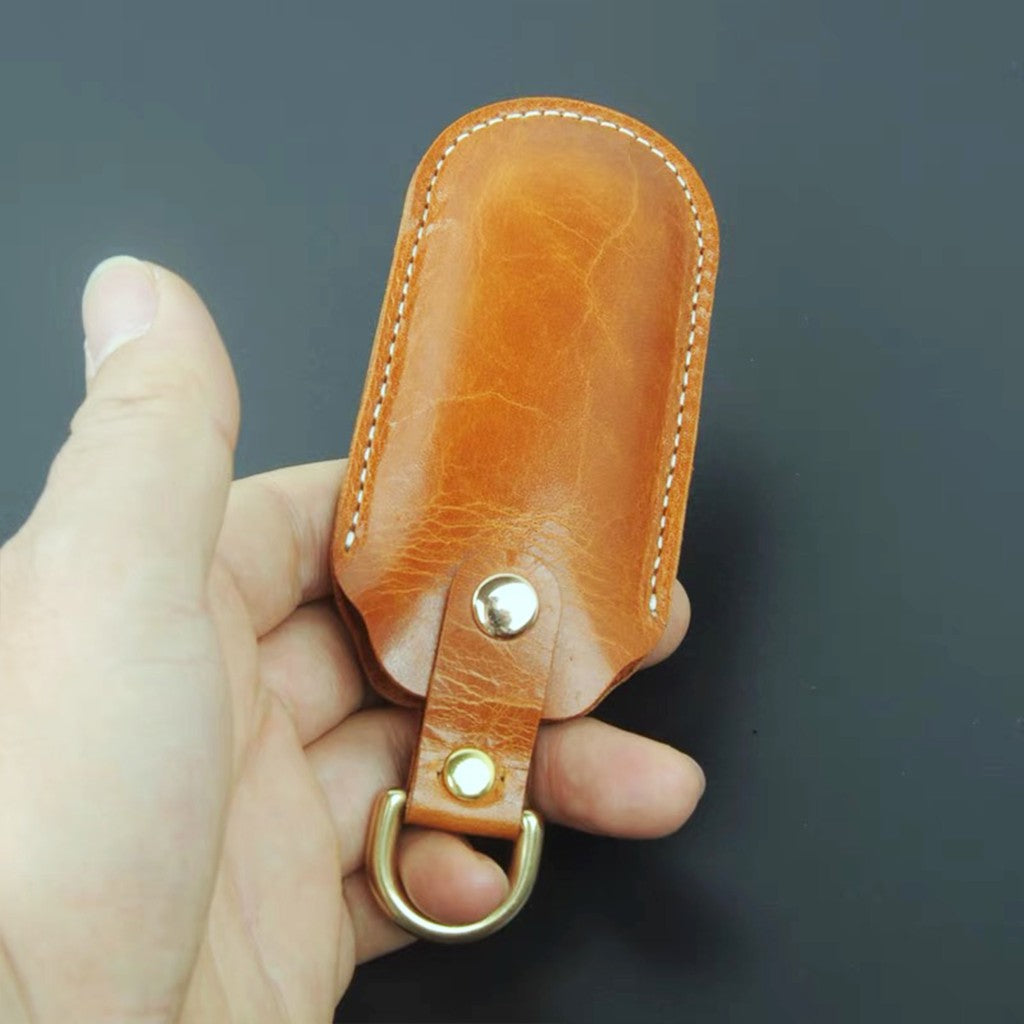 Custom leather knife sheath
